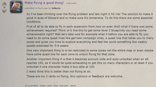 Illustration for article titled World Of Warcraft Players Are Pissed Their Characters Can’t Fly
